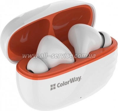 �������� ColorWay Slim TWS-5 Earbuds White (CW-TWS5WT)