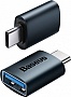 ������� OTG USB 3.1 AF to USB-C blue Baseus (ZJJQ000003)