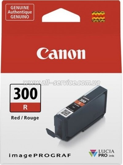  Canon PFI-300 Canon imagePROGRAF PRO-300 Red (4199C001)