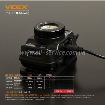 ������ Videx 270Lm 5000K (VLF-H045Z)