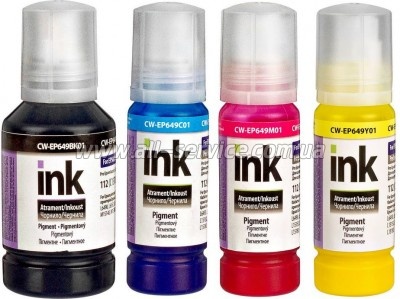 �������� ������ ColorWay Epson L6490/ L6550/ L11160 BK/�/M/Y (CW-EP649SET01)