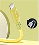 ���� ������ USB 2.0 AM to USB-C 1.0m soft silicone yellow ColorWay (CW-CBUC043-Y)