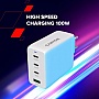 �������� ������� Canyon CU100ACC GaN 100W 3xPD 1xQC EU White (CNS-CUW100ACC)