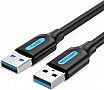 ���� ������ USB 3.0 AM/ AM 1.5m PVC black Vention (CONBG)