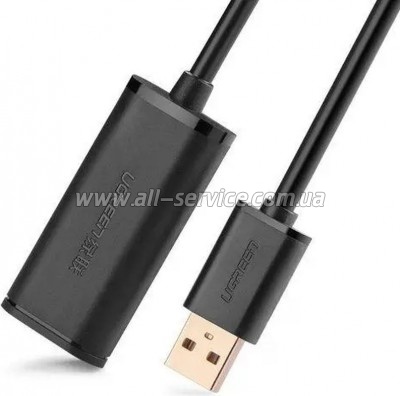���� ������ USB 2.0 AM to AF 15.0m Active black Ugreen (10323)