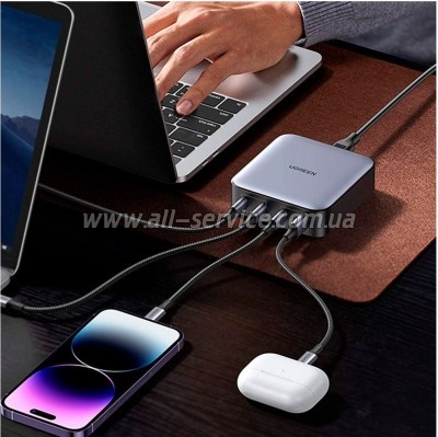 �������� ������� Ugreen 4xUSB 100W GAN Black CD328 (90928)