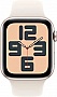 - Apple Watch SE 2024 GPS 44mm Starlight Aluminium Case with Starlight Sport Band - S/M (MXEU3QH/A)