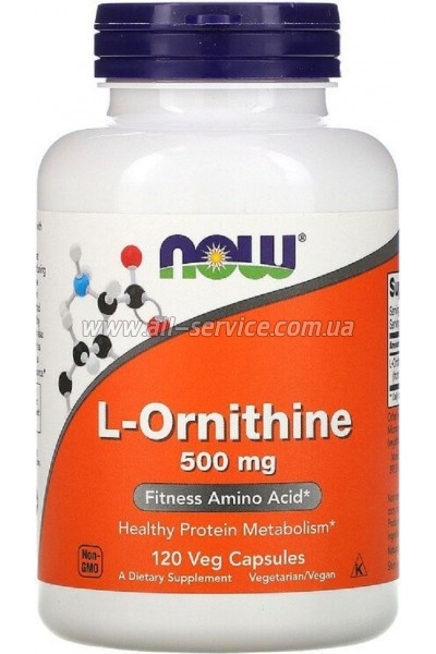  Now Foods , L-Ornithine, 500 , 120   (NOW-00122)
