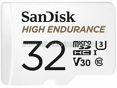  SanDisk 32GB microSDHC C10 UHS-I U3 V30 R100/W40MB/s High Endurance (SDSQQNR-032G-GN6IA)