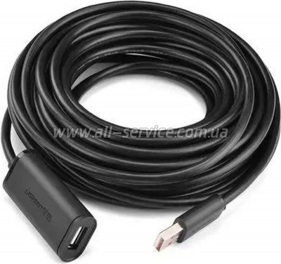 ���� ������ USB 2.0 AM to AF 10.0m Active black Ugreen (10321)