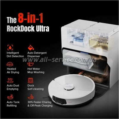  Roborock S8 MaxV Ultra White (S8MVU02-00)