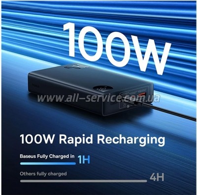 ������� ������������� Baseus Adaman Metal 24000mAh 140W Black (P10021508113-00) (P10021507112-02)