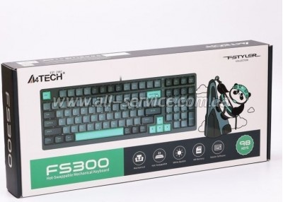  A4Tech FS300 FS Switches USB Panda Rock Climbin (4711422003086)