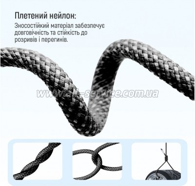 ���� ������ ColorWay USB-C to USB-C 2.0m PD Fast Charging 60W 3.0� black (CW-CBPDCC068-BK)