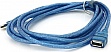 Дата кабель USB 2.0 AM/AF 3.0m ferrite transparent blue Voltronic (YT-AM/AF-3.0TBL) Дата кабель USB 2.0 AM/AF 3.0m ferrite transparent blue Voltronic (YT-AM/AF-3.0TBL)