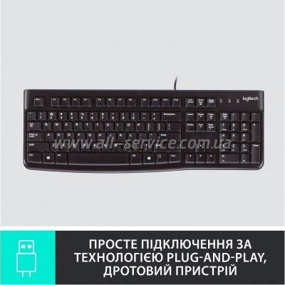  Logitech K120 Ukr (920-002643)