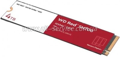 SSD M.2 2280 4TB SN700 RED WD (WDS400T1R0C)