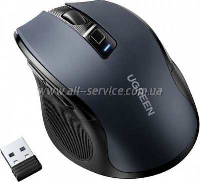 ����� Ugreen MU006 Ergonomic Wireless Gray/Black (15063)