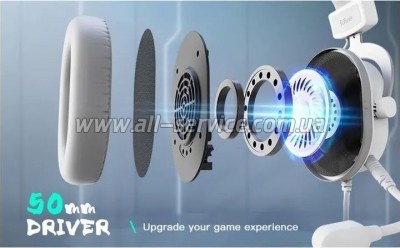 �������� Fifine H6 RGB 7.1 White (H6W)