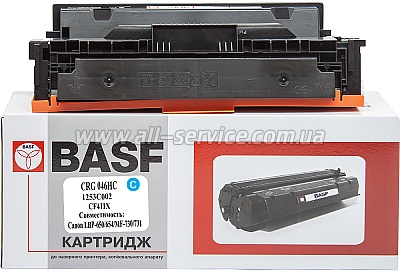  BASF Canon 046H/ LBP-650/ MF-730  1253C002/ CF411X Cyan (BASF-KT-046HC-U)