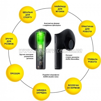 �������� AURA 6 Black (TWSA6B)